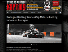 Tablet Screenshot of karting-rennes.fr